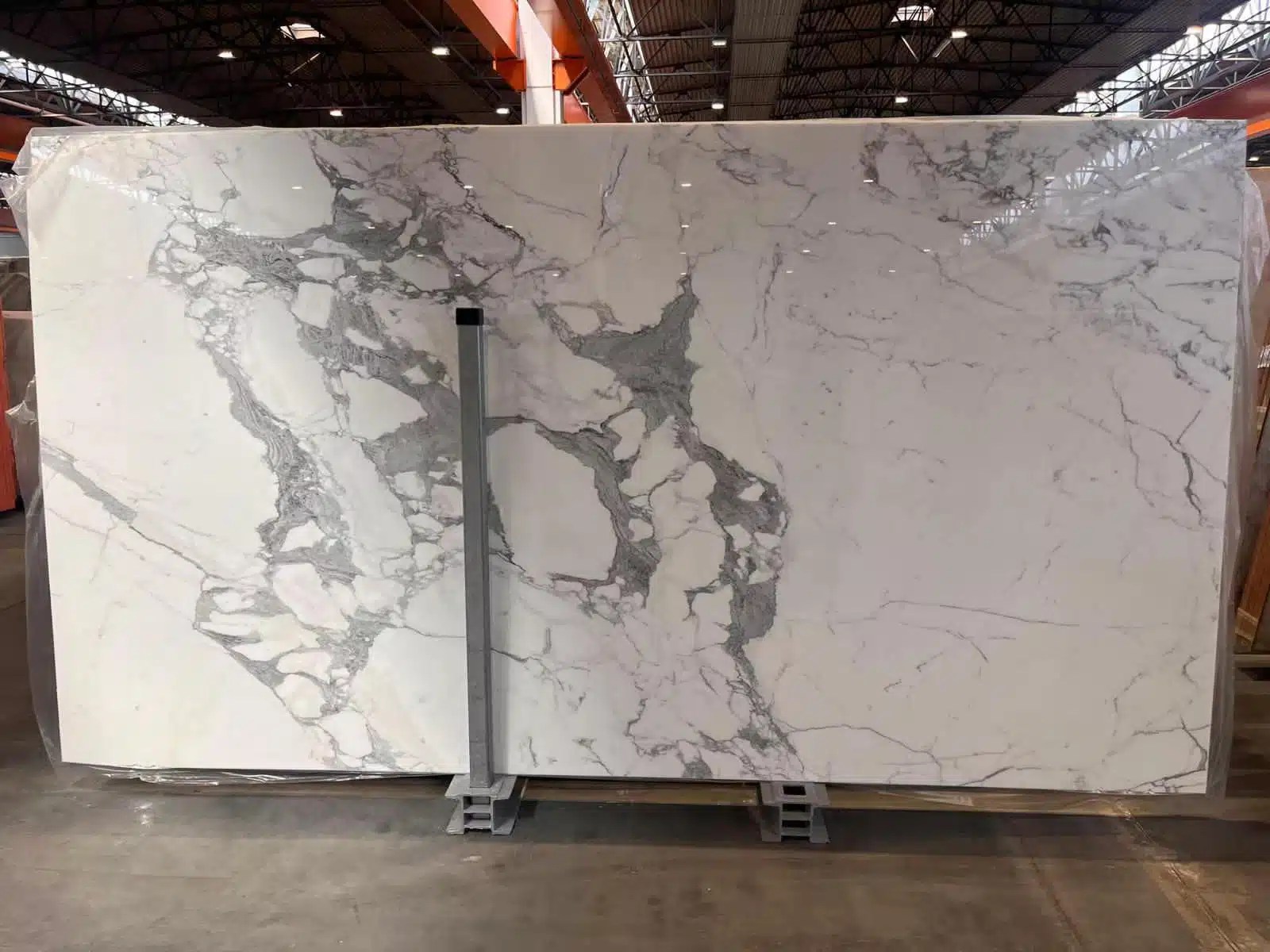 Statuario Marble Slab Longtops