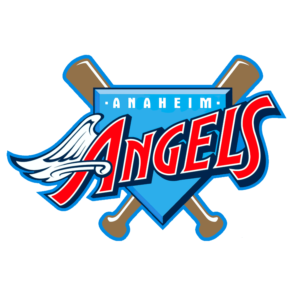 Anaheim Angels Logo 19972001 Logos & Lists