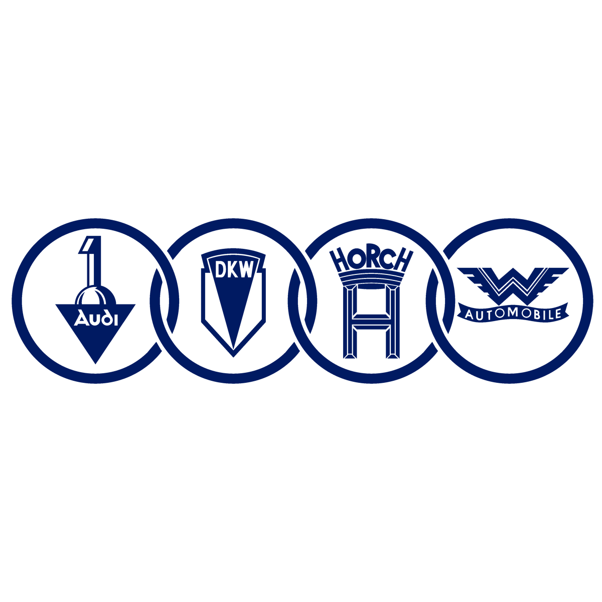 Auto Union Logo 19321949 PNG FREE PNG Logos