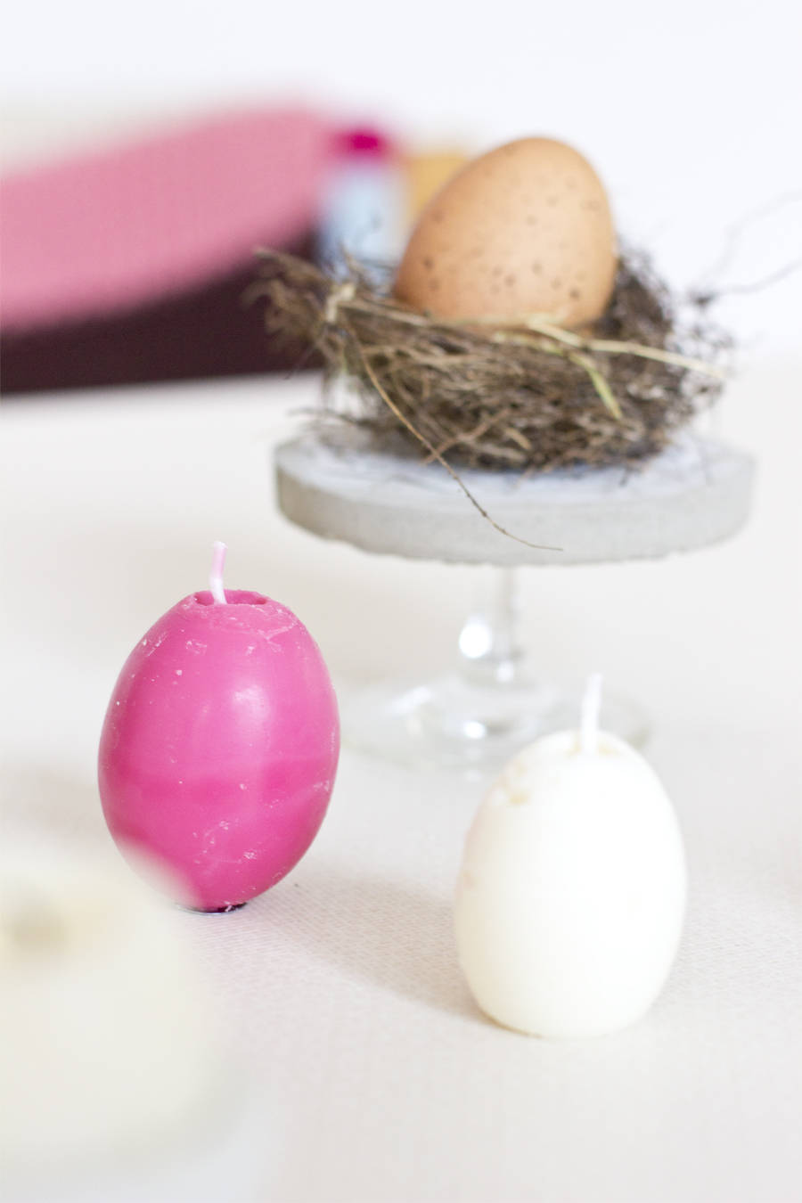 DIY eggshaped easter soy wax candles. LOOK WHAT I MADE