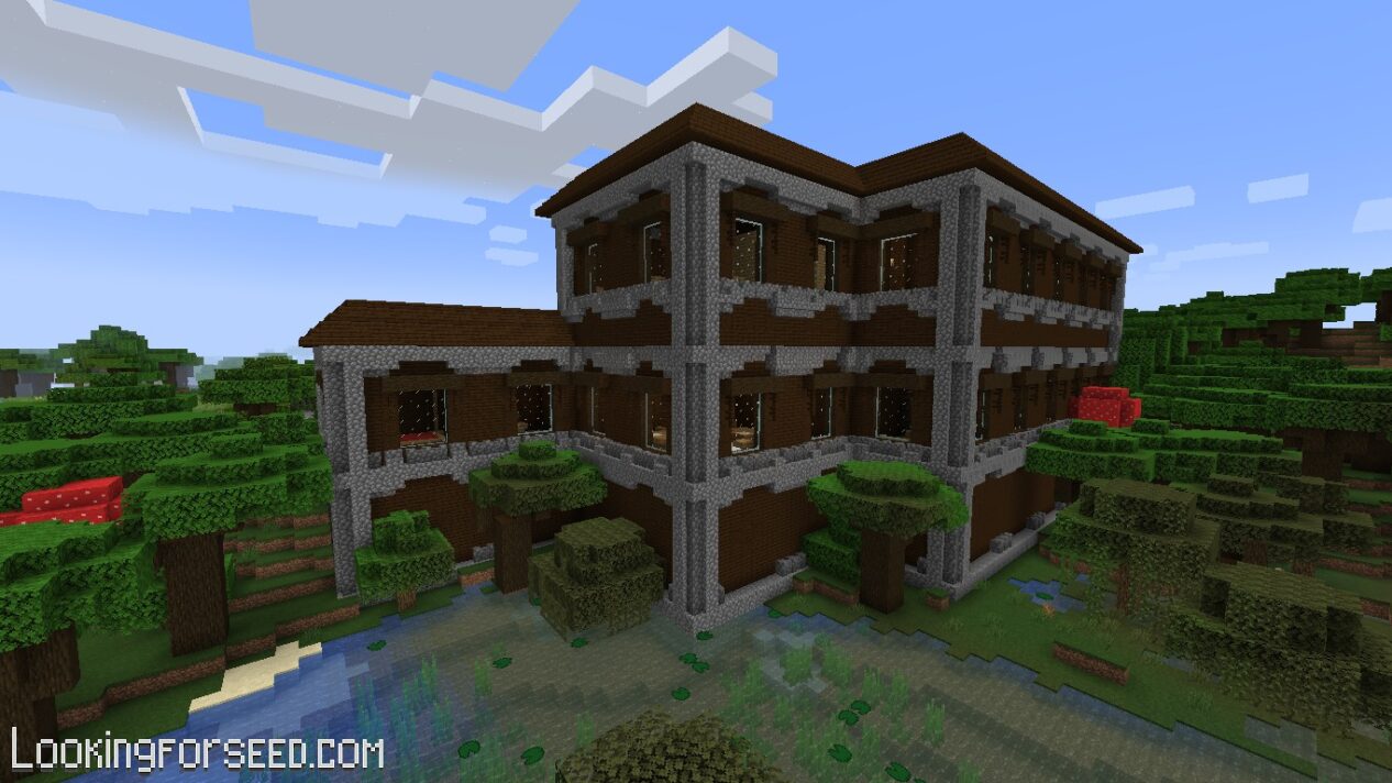 Woodland Mansion, 2 Pillager Outpost, Village, and More