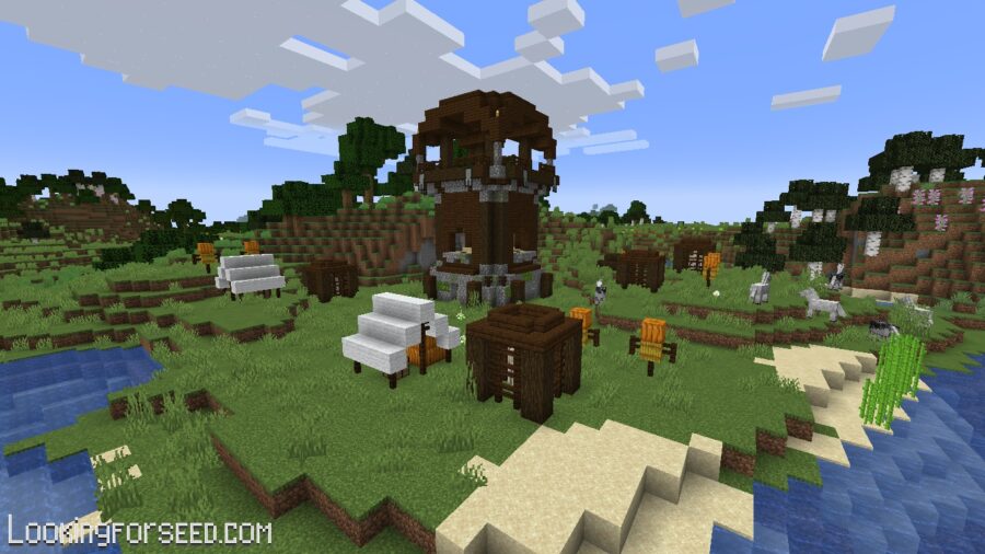 Woodland Mansion, Village, Pillager Outpost, and Ruined Portal