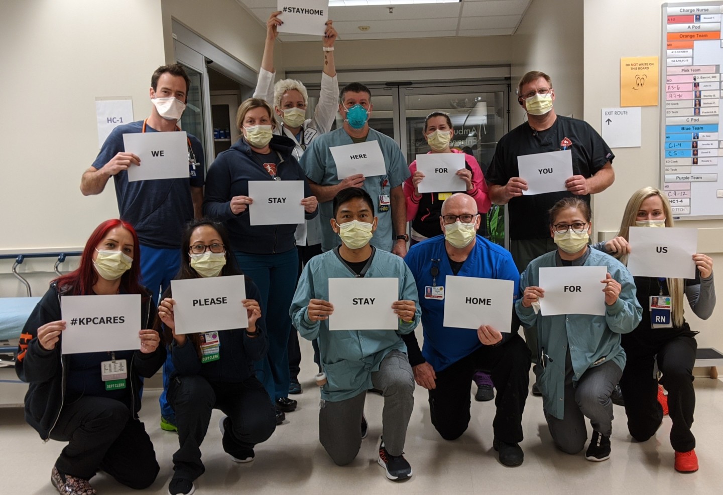 We Say StayHome for Public Health Kaiser Permanente Look insideKP