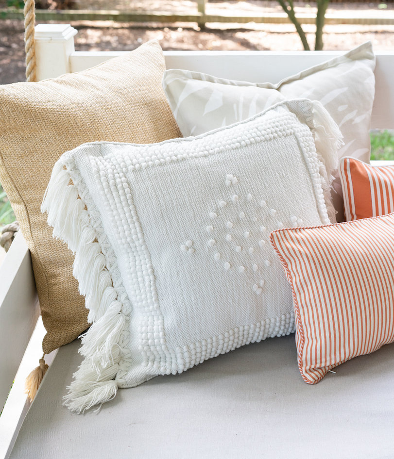 Porch Swing Pillow Update With Serena & Lily Look Linger Love Look