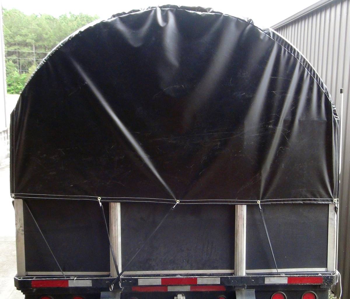 Covered Wagon Truck Tarp for 102" Wide Flatbed Trailer with Side Kit