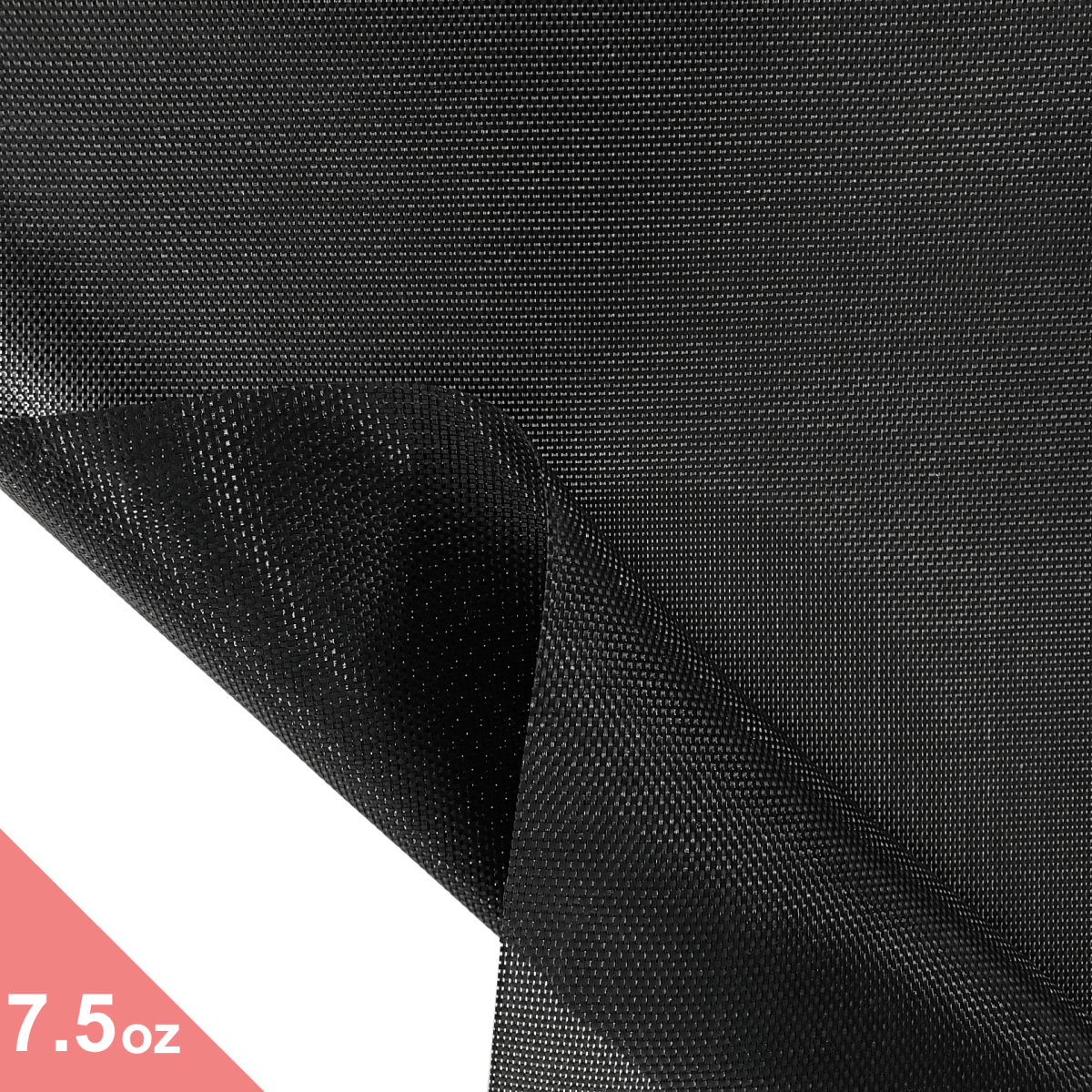 7.5oz Calendered Polypropylene Mesh Black Fabric Price/ft.
