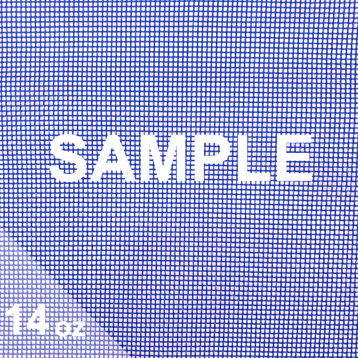 11oz Vinyl Coated Mesh Polyester Sample 4" x 6"