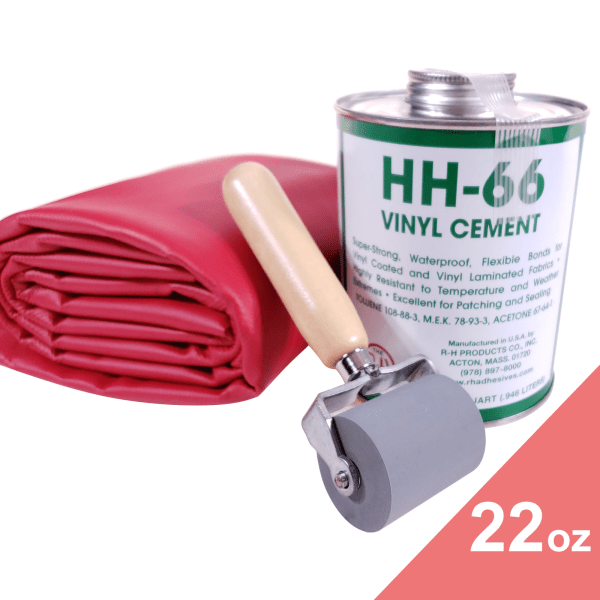 22 Ounce Vinyl Coated Polyester Patch Kit Lookout Mountain Tarp