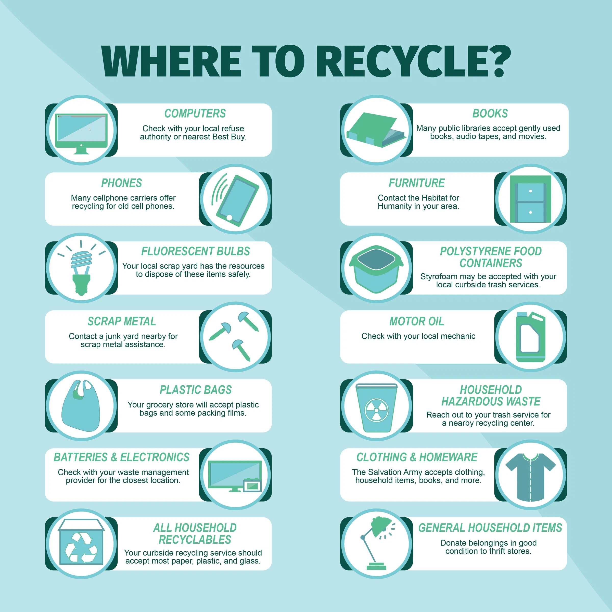Where to recycle in Rossville, GA Lookout Self Storage