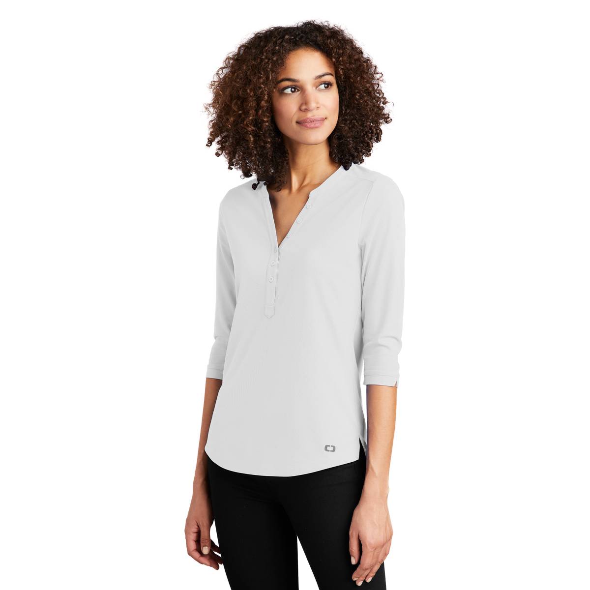 OGIO ® Ladies Jewel Henley Mathnasium
