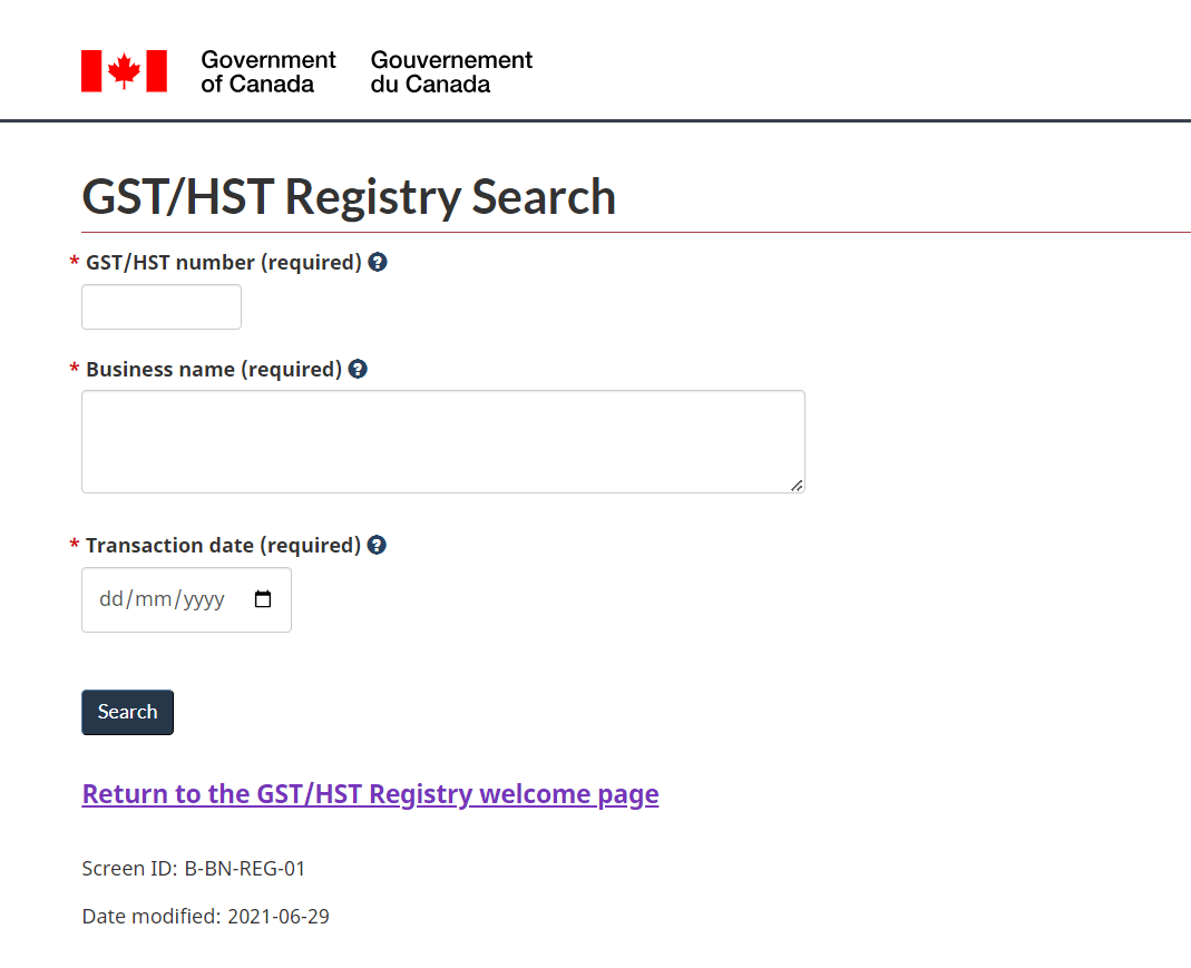How to verify GST in Canada? Lookup Tax
