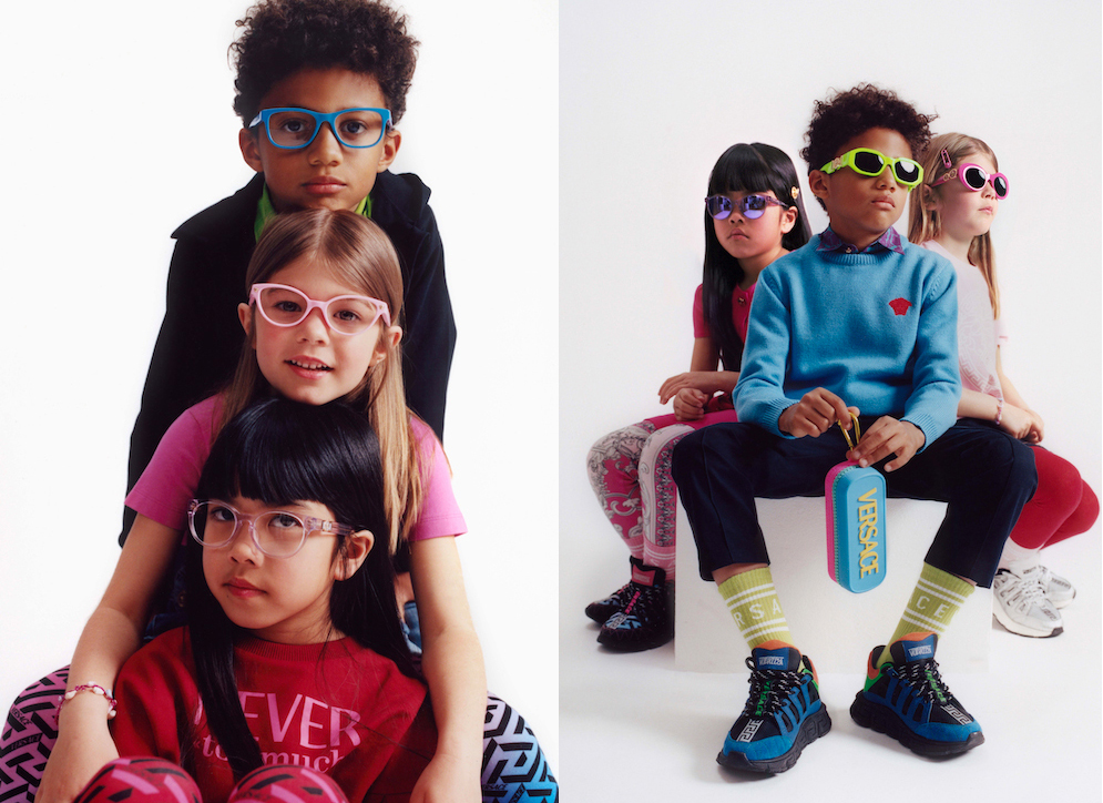Versace lanza su primera colección infantil Revista óptica Lookvision