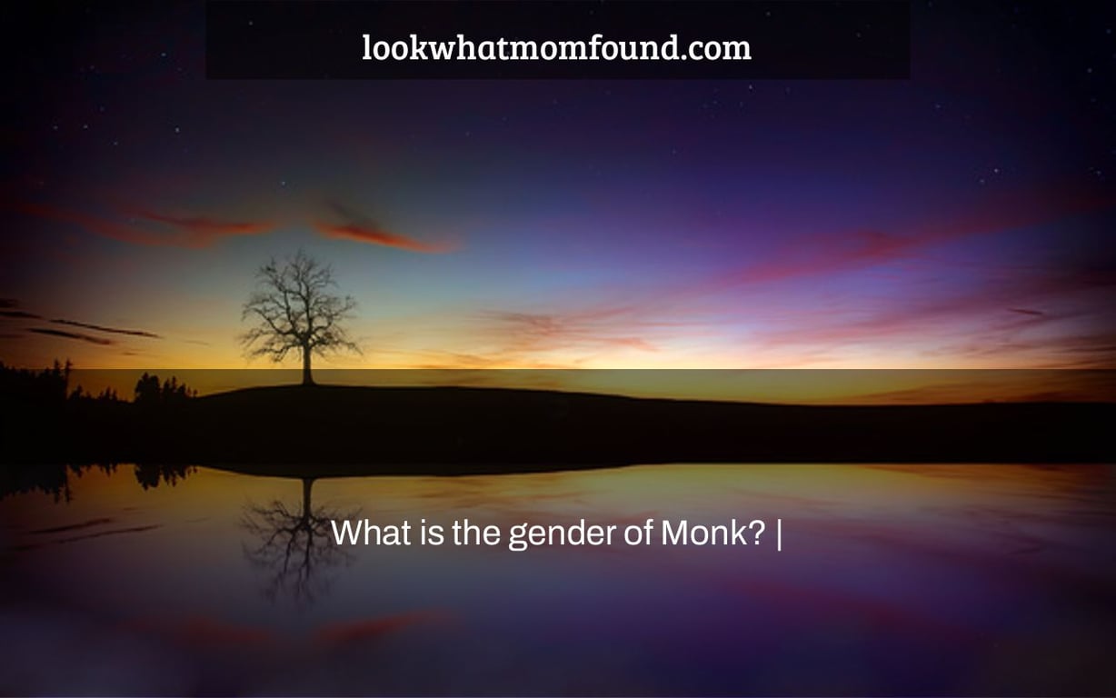 What is the gender of Monk?
