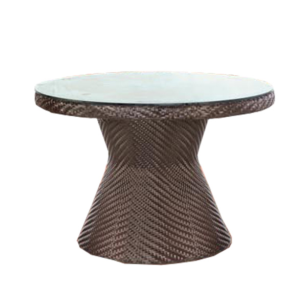 TEA TABLE WITH GLASS TOP (LCOD/134/003) Loom Crafts