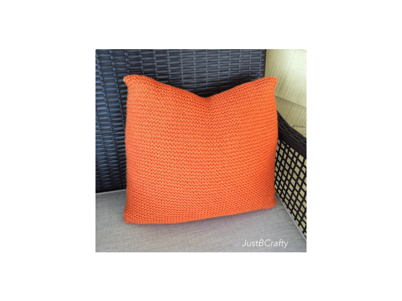 Easy Knit Pillow Cover Loom Knit Central