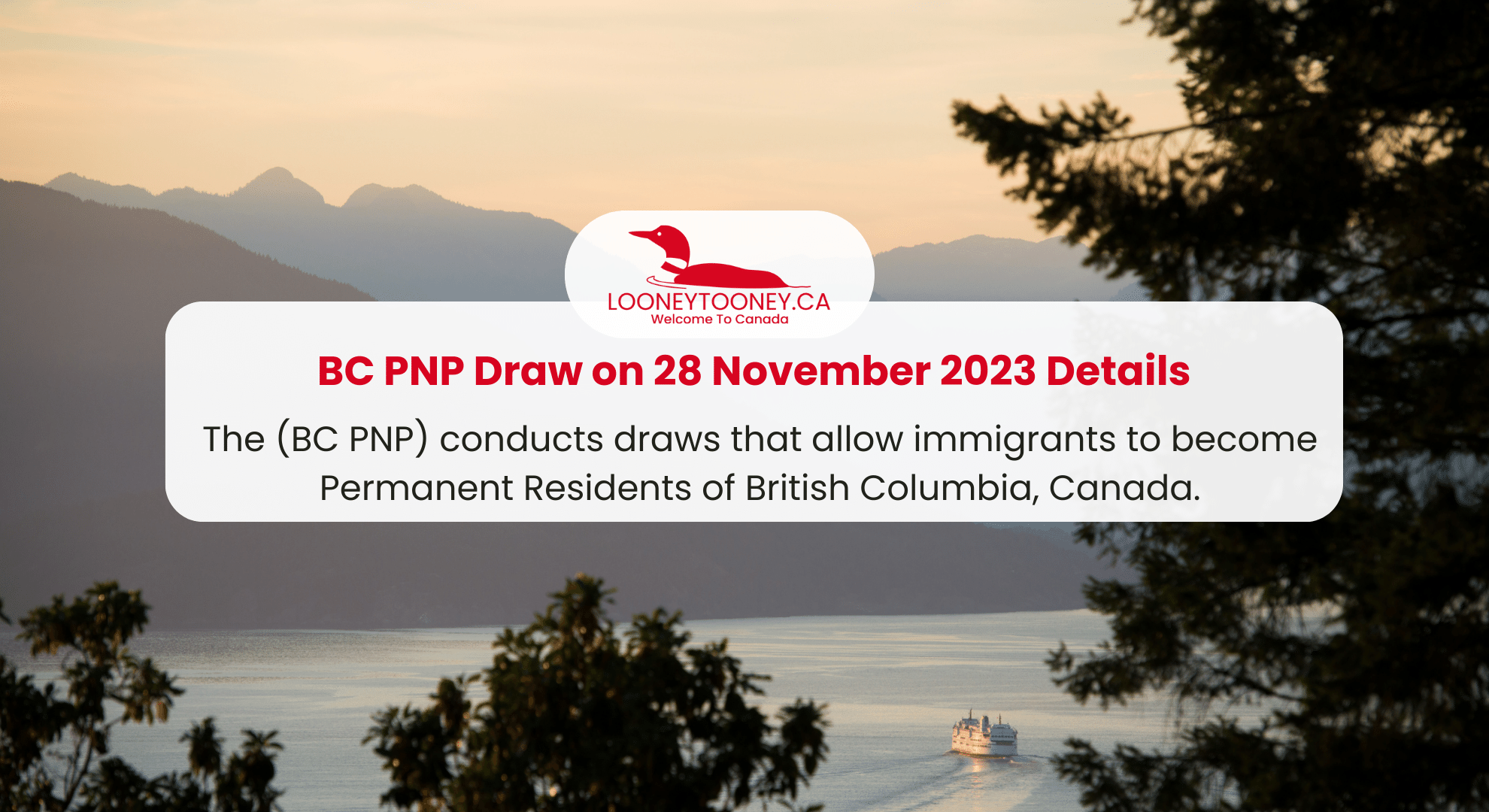 BC PNP Latest Draw Check Details Here