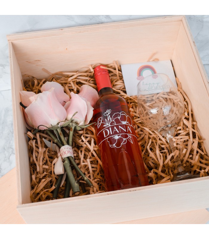 Rosé wine box