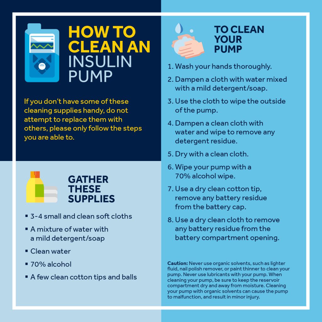 How to Clean Your Insulin Pump and Continuous Glucose Monitor Medtronic