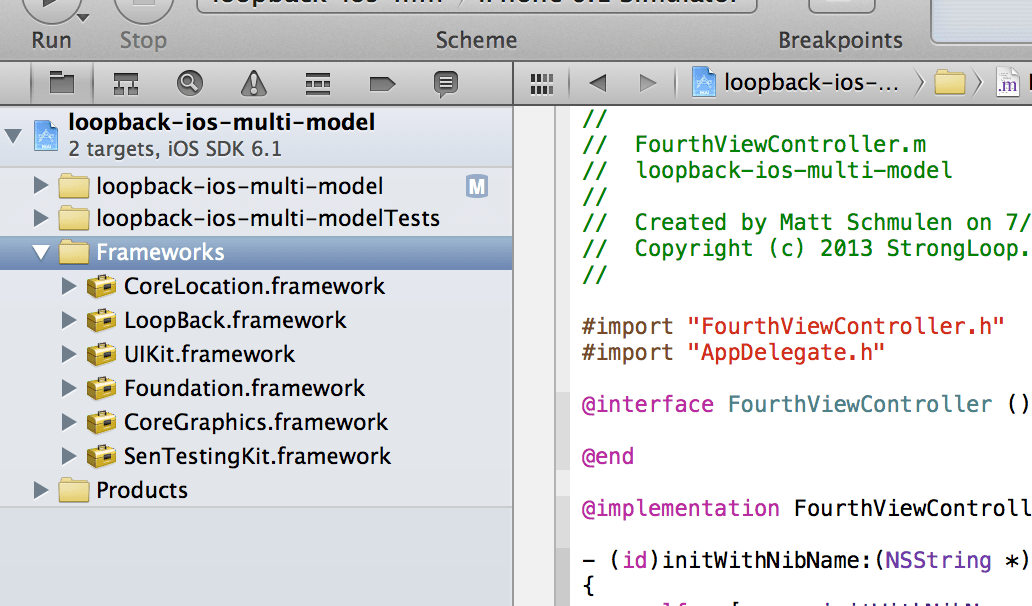 iOS SDK LoopBack Documentation
