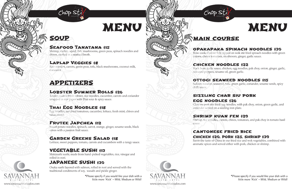 Chopstix Noodle Bar Loop Barbados