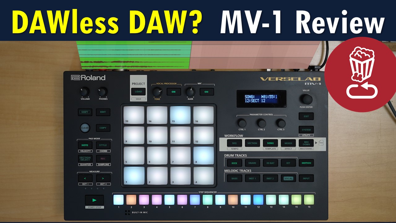 DAWless DAW? MV1 VERSELAB Review and full songmaking tutorial for