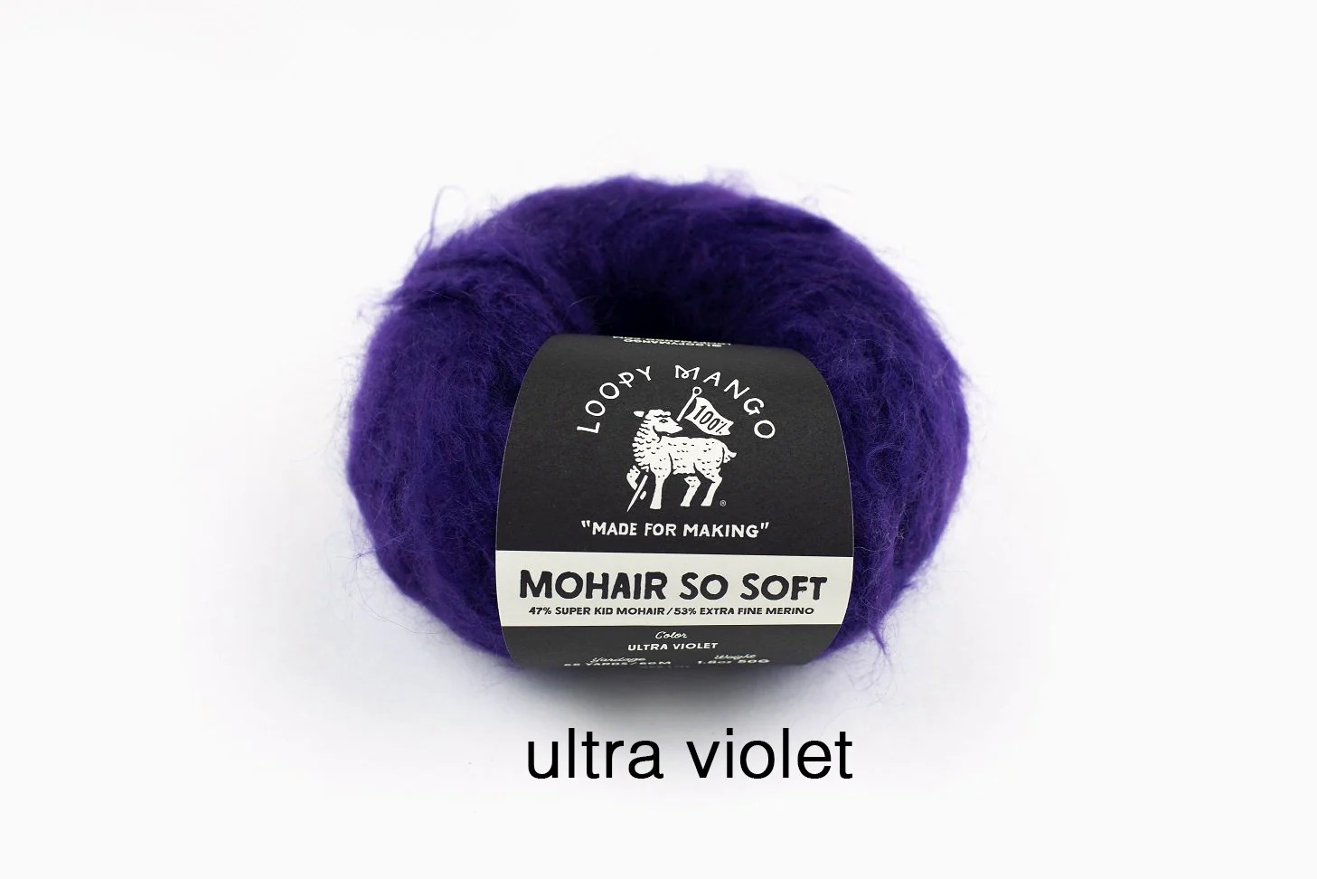 Thickest Mohair Yarn! Uniquely Chunky and Soft Loopy Mango