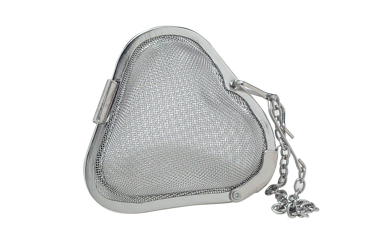 Bulk Heart Shaped Tea Infuser & Strainer Amber Tea Infuser