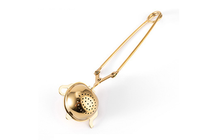 Stainless Steel Metal Loose Tea Steeper Amber Tea Infuser