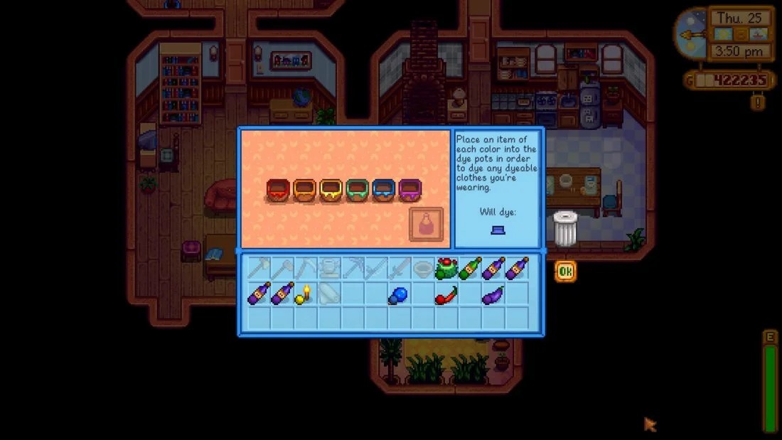 Stardew Valley How To Dye Clothes (Beginner Guide)