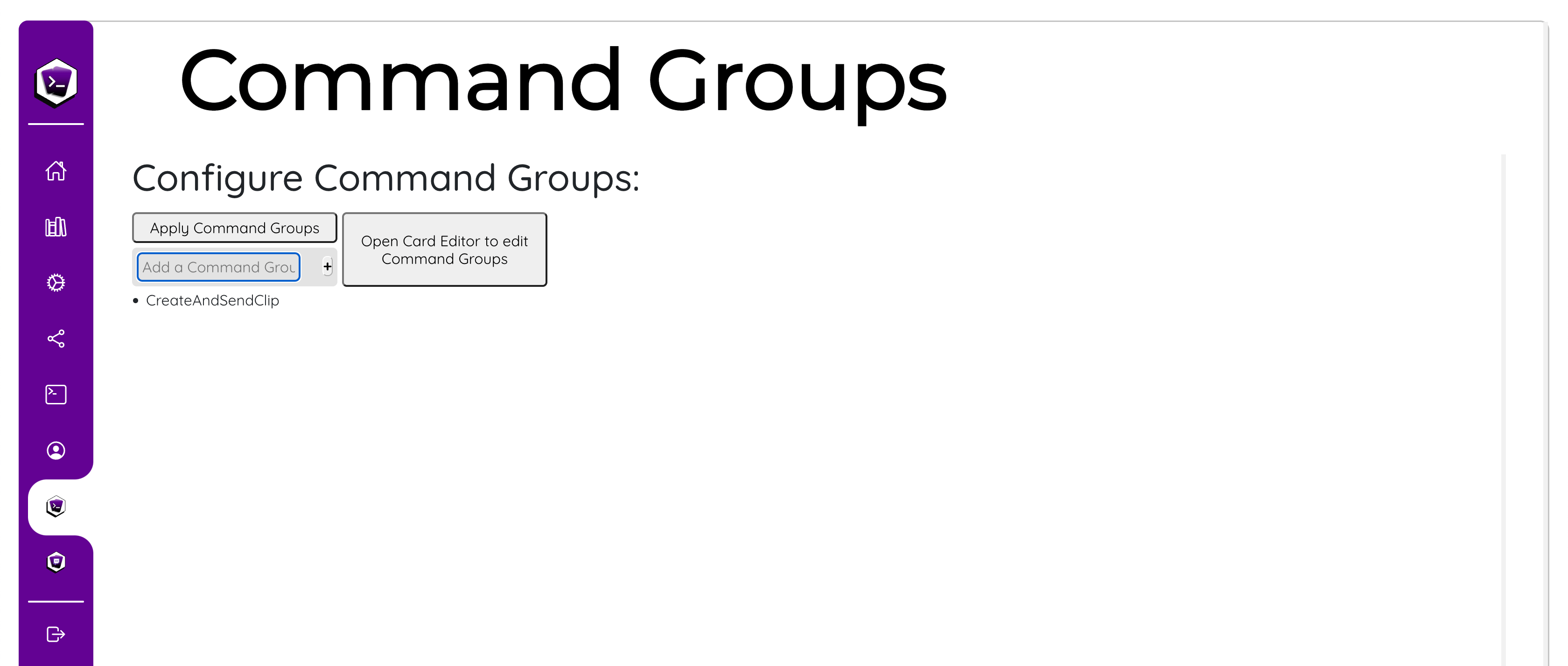Command Groups Loot's Tools Docs