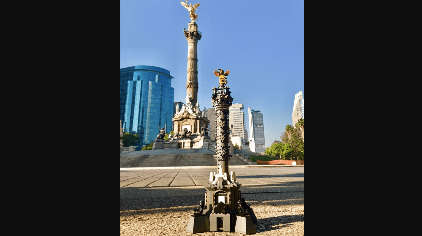 angel de la independencia lego