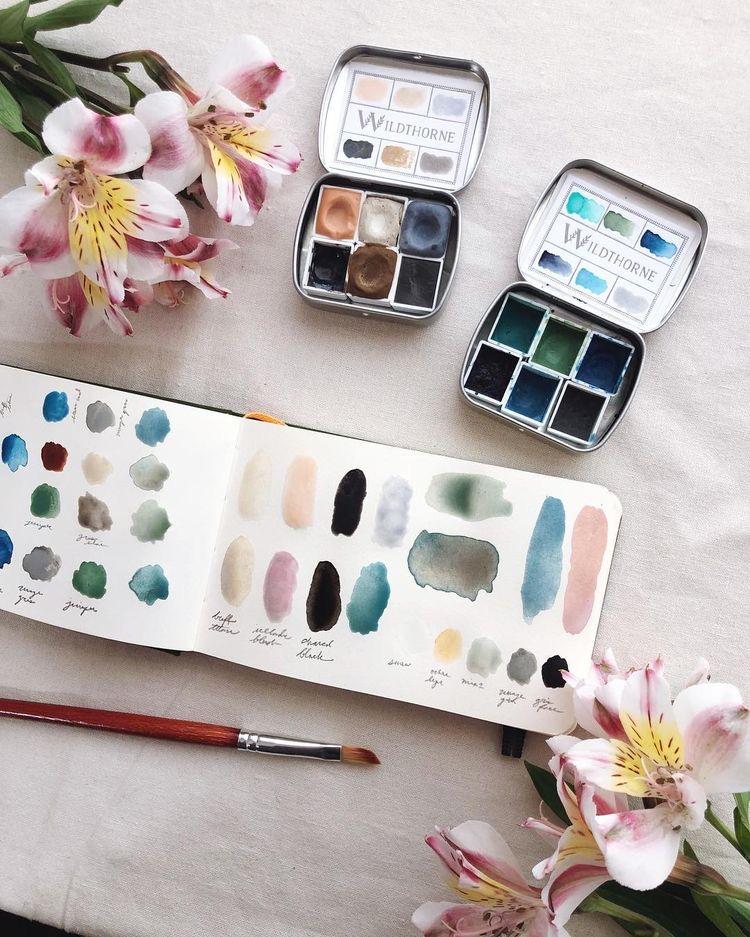 Phân Biệt Màu Nước, Màu Gouache Là Gì ? Sự Khác Biệt Giữa Màu Nước Và