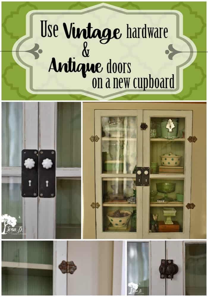 Kitchen Cupboard with Antique Doors Lora BloomquistCreate & Ponder