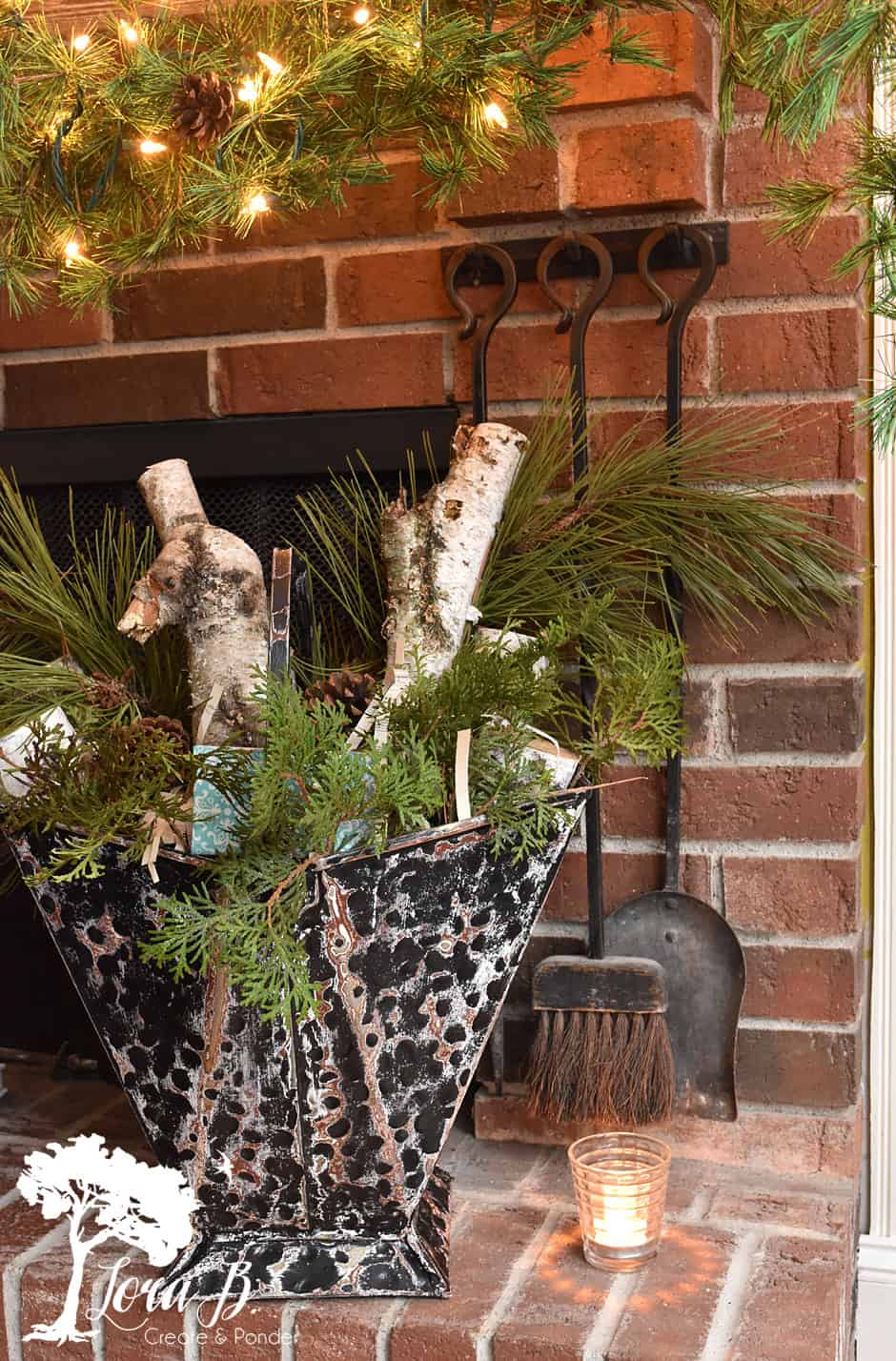 Create a Coal Bucket Hostess Gift (or keep it yourself!) Lora