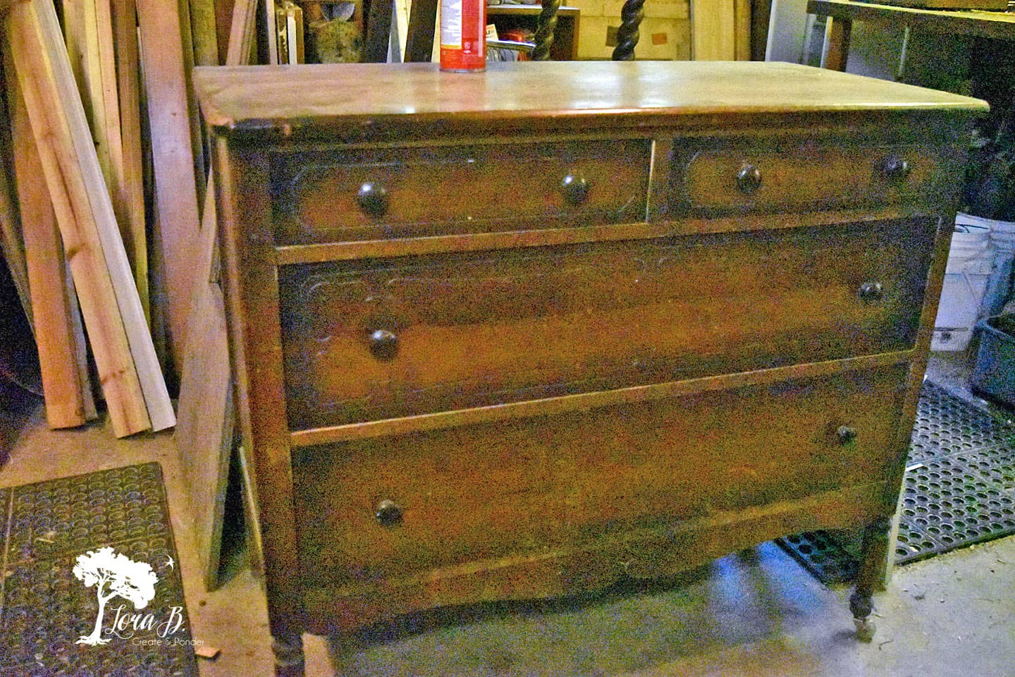 Repurposed Dresser Mirror Harp Lora BloomquistCreate & Ponder