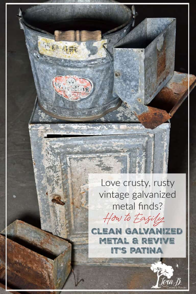 How To Clean Galvanized Metal and Revive the Vintage Patina Lora