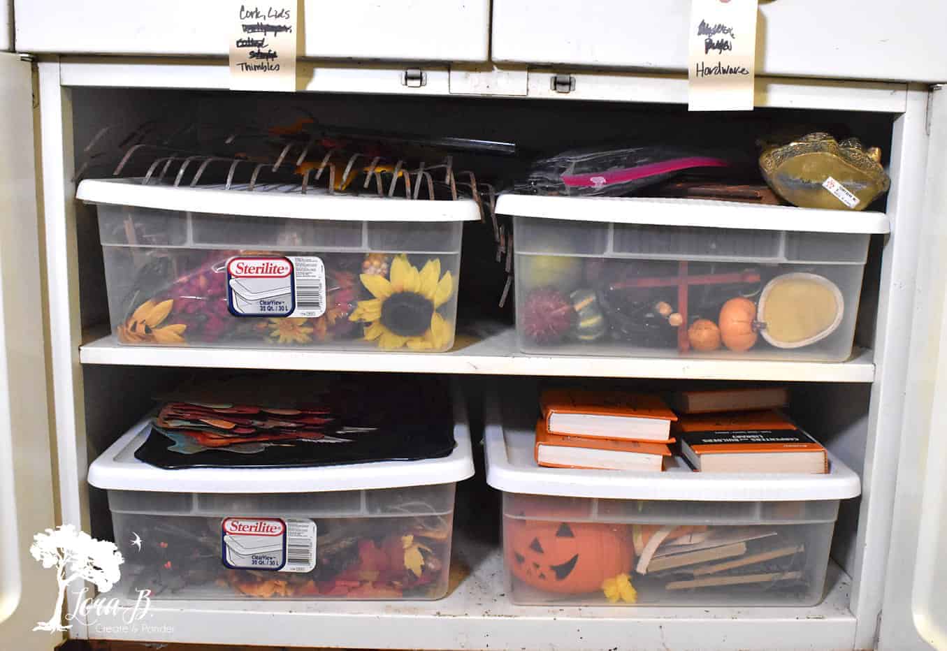 10 Storage and Organizing Ideas for Seasonal Decor and Crafts Lora