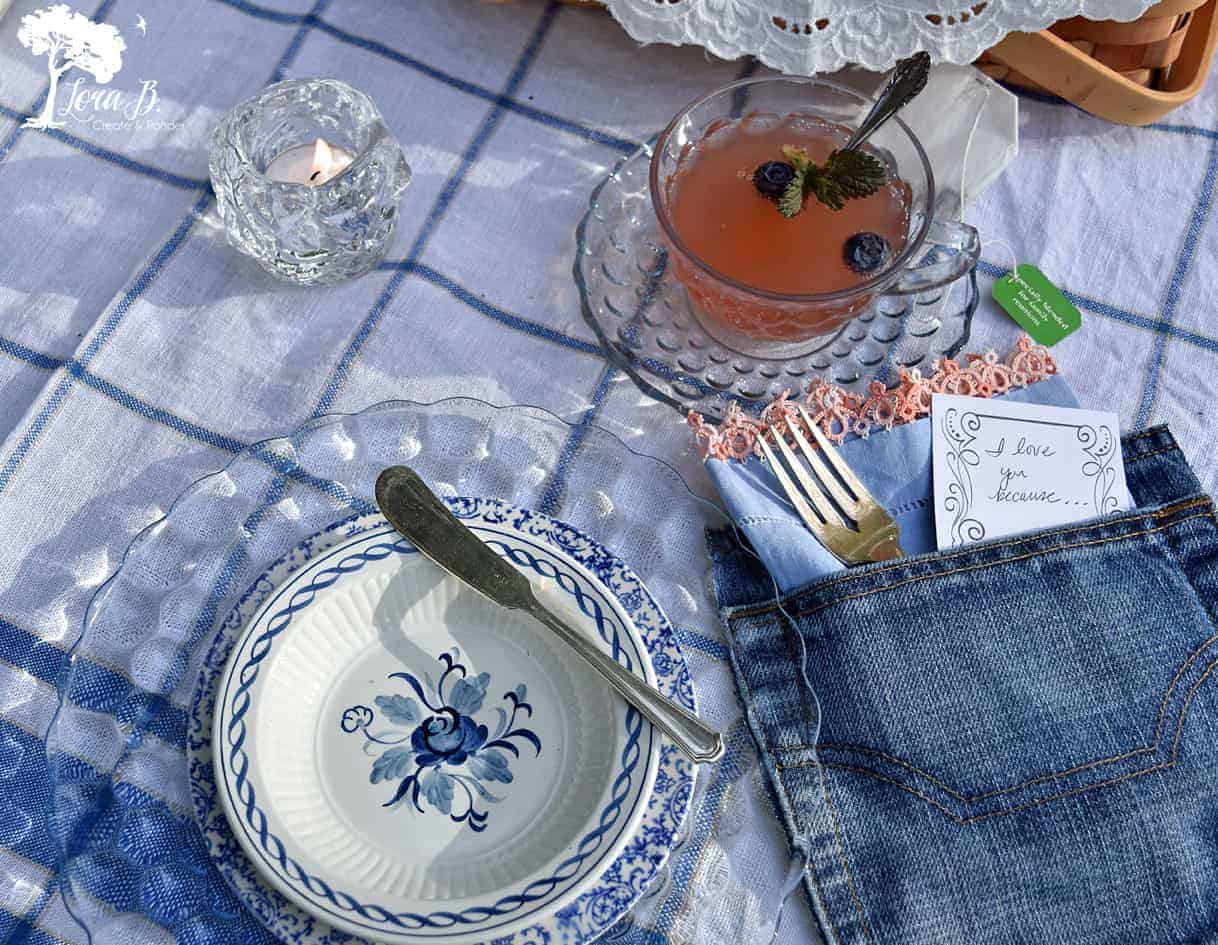 Blue and White Tea Party for Mom Lora BloomquistCreate & Ponder