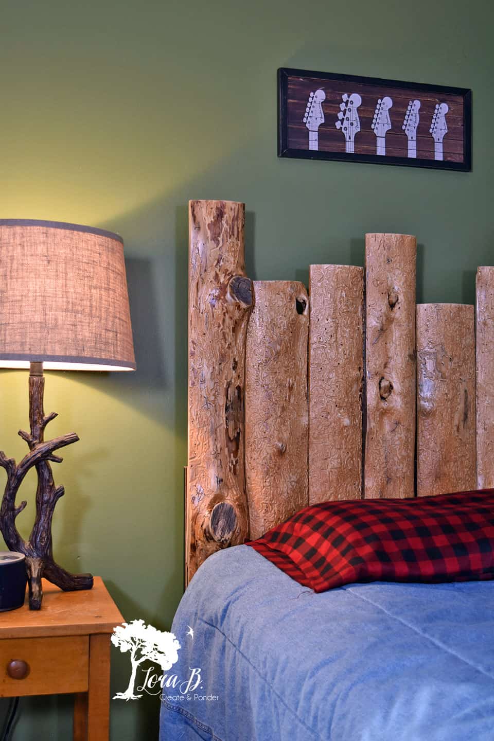 Woodsy Bedroom Lora BloomquistCreate & Ponder