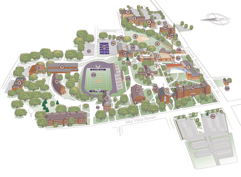 Campus Map and Directions Loras College Dubuque, Iowa Loras College