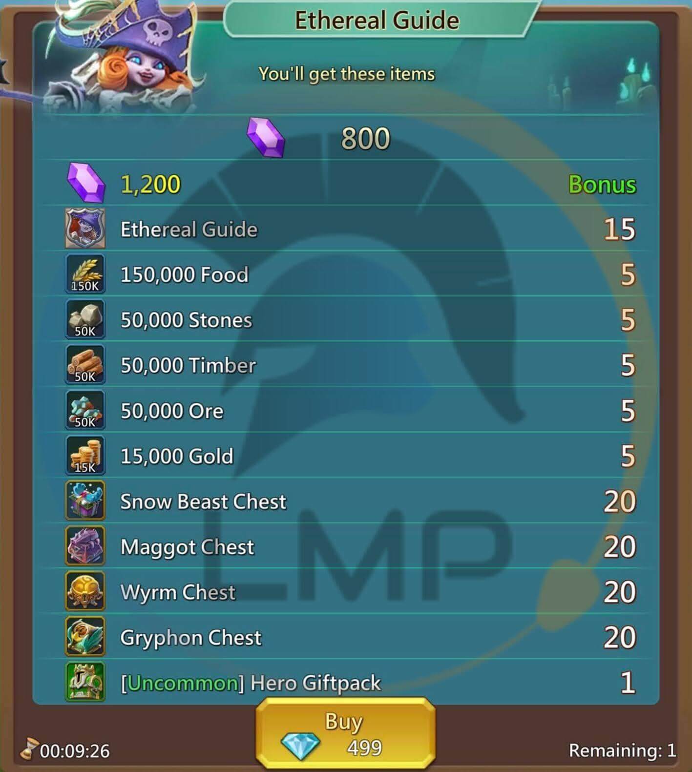 Ethereal Guide Pack Lords Mobile Lords Mobile Pro