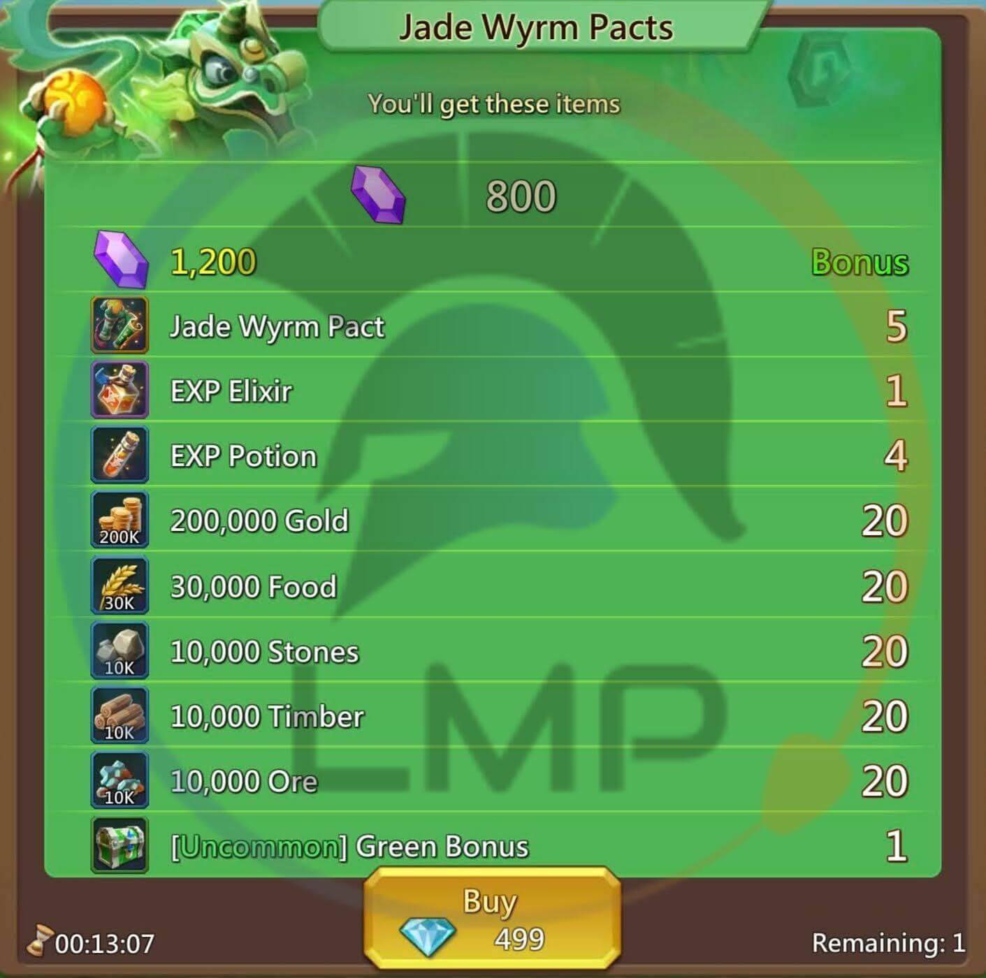 Jade Wyrm Pacts Pack Lords Mobile Lords Mobile Pro