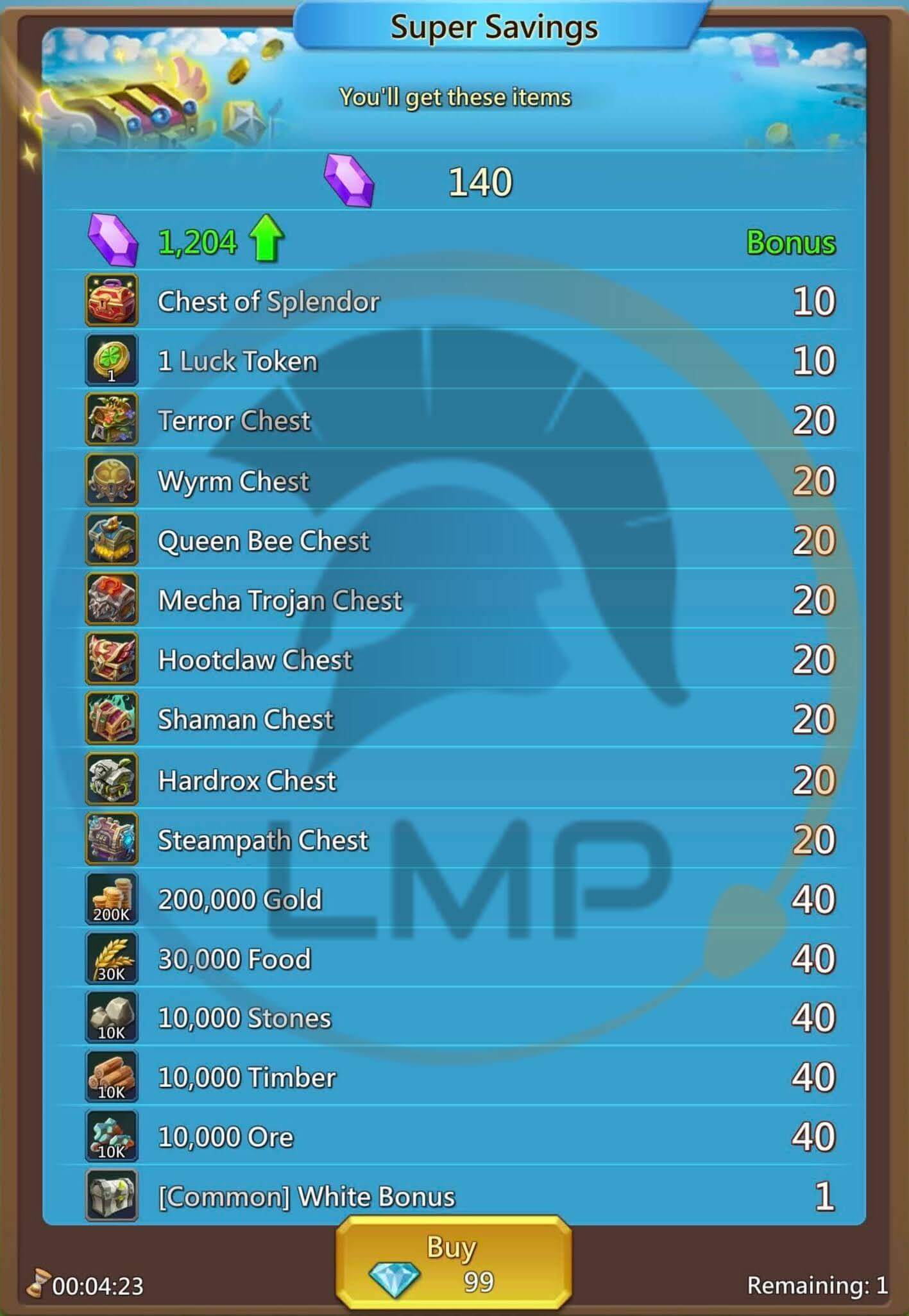 Super Savings Pack Lords Mobile Lords Mobile Pro