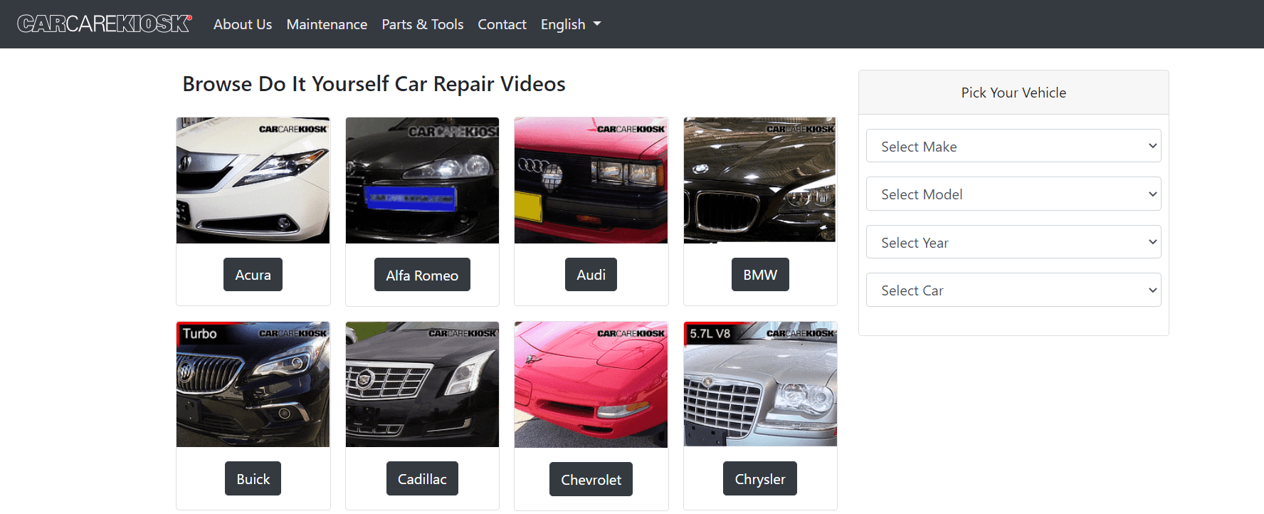 موقع CarCareKiosk لإصلاح سيارتك بنفسك موقع شعاع المعرفة السعودي