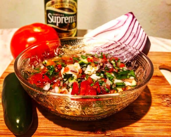 Typical Salvadoran Shrimp Ceviche Bilingual Beginnings