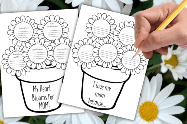 36+ Free Printable Mother's Day Crafts for Kids - Bilingual Beginnings