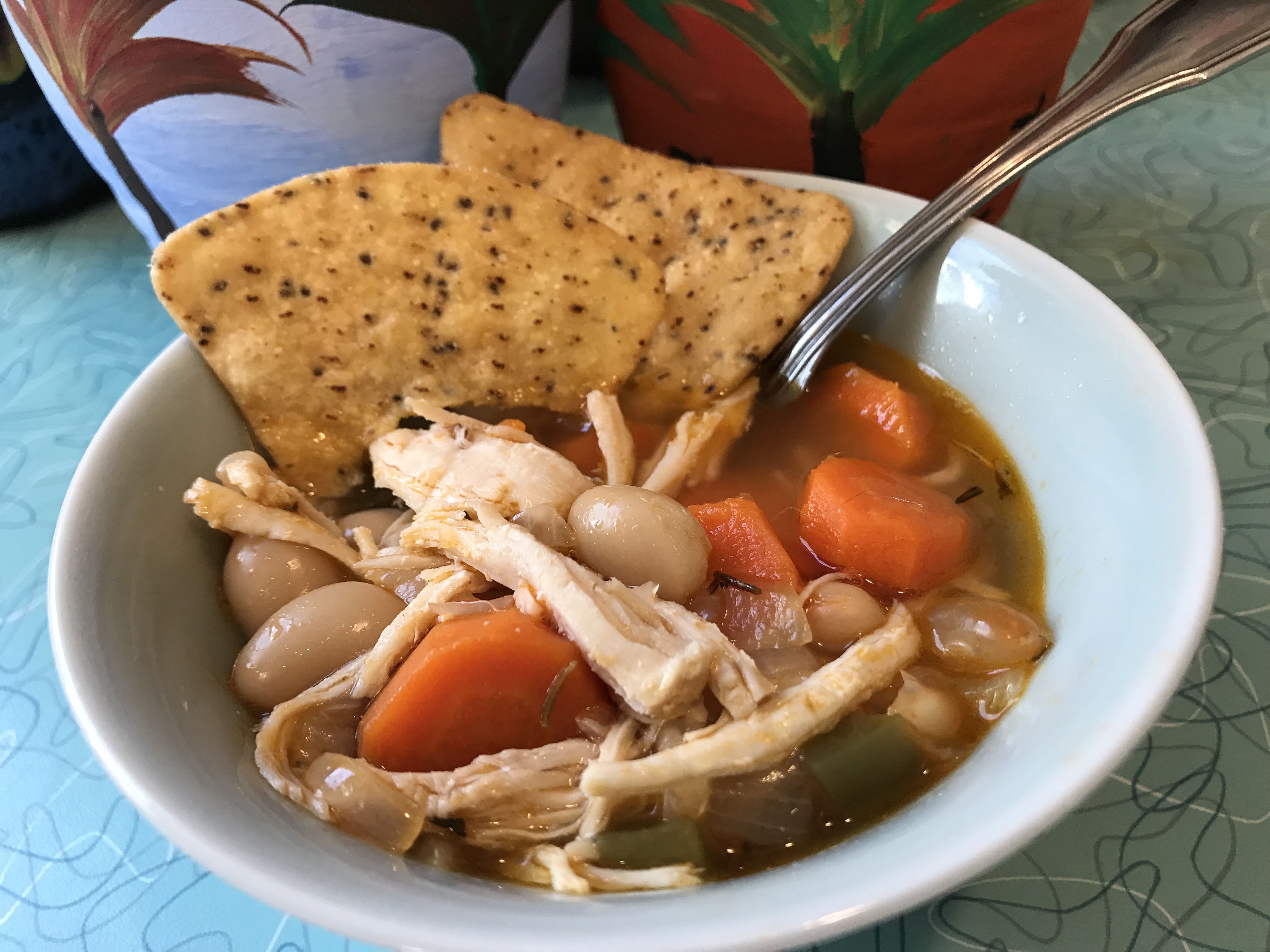 Instant Pot Great Northern Bean Chicken Soup From Lorian's Kitchen