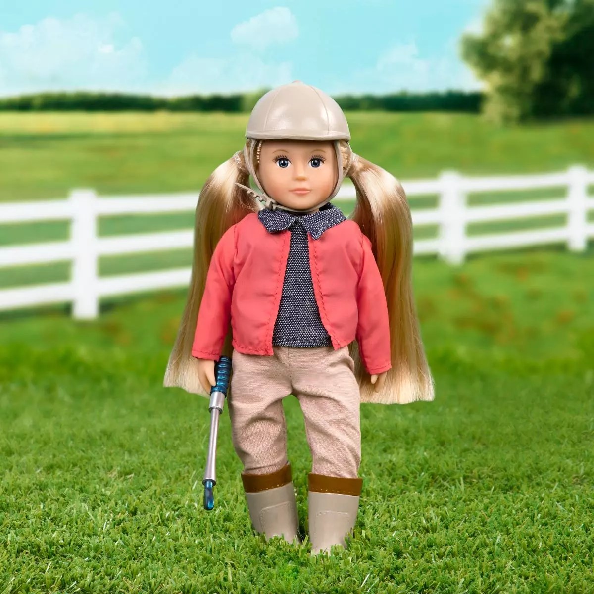 Rhea 6inch Mini Horseback Riding Doll Lori