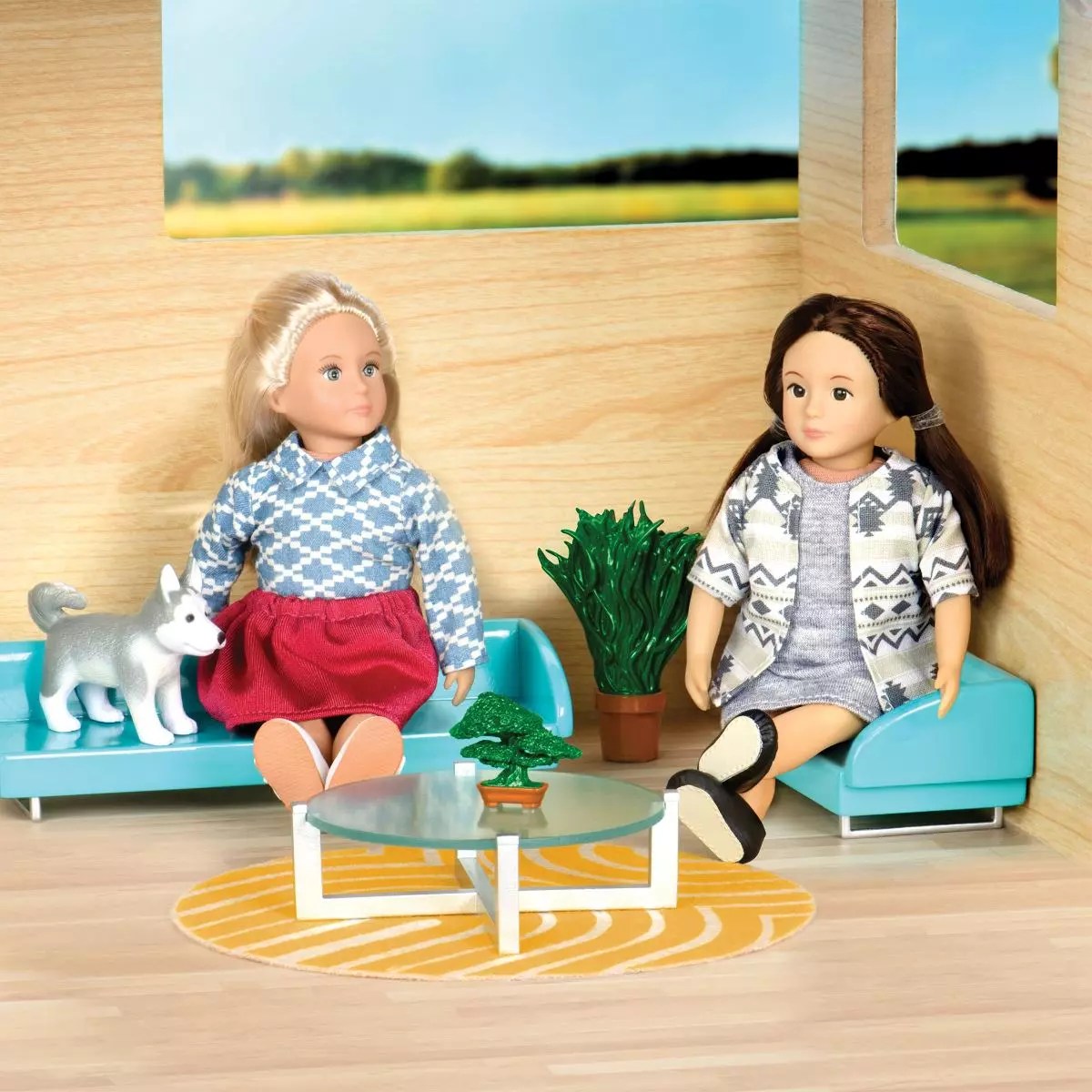 Urban Living Room Set Furniture Set for 6inch Dolls Lori