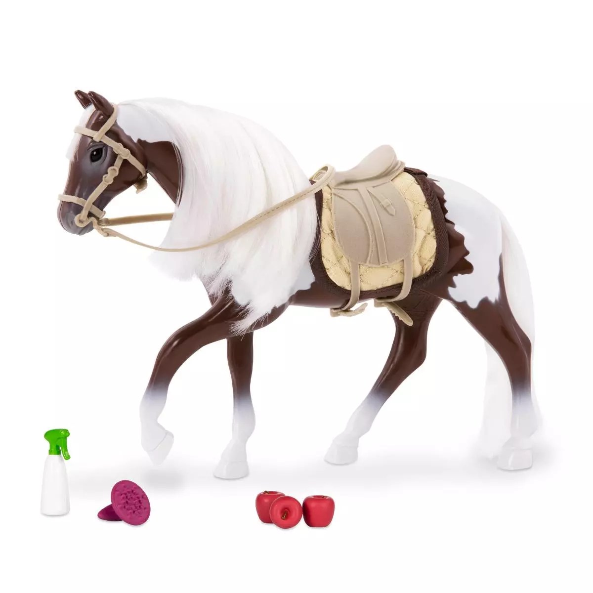 Pinto Horse Toy Horse for 6inch Dolls Lori